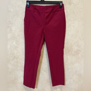 J&L Atelier Red Women's pull on Pants size Xs